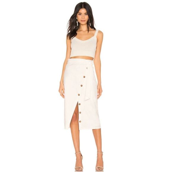 Tularosa Page Skirt in White Size Medium $148 NWT Defect (8-3) - Picture 3 of 8